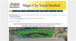 Desktop Screenshot of minotbaseball.com